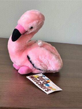 Vintage 1981 Dakin Bird Watchers Flamenco Flamingo Plush tags